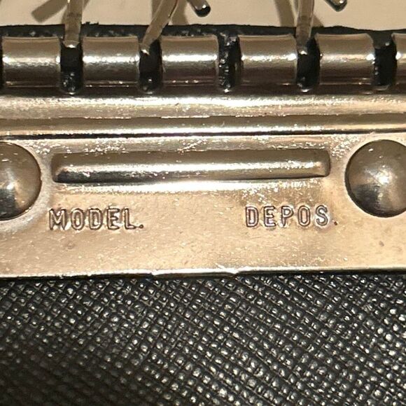 Prada Trifold Key Holder Card Wallet Black Leather Keycase Minimalist Luxury - Picture 11 of 13